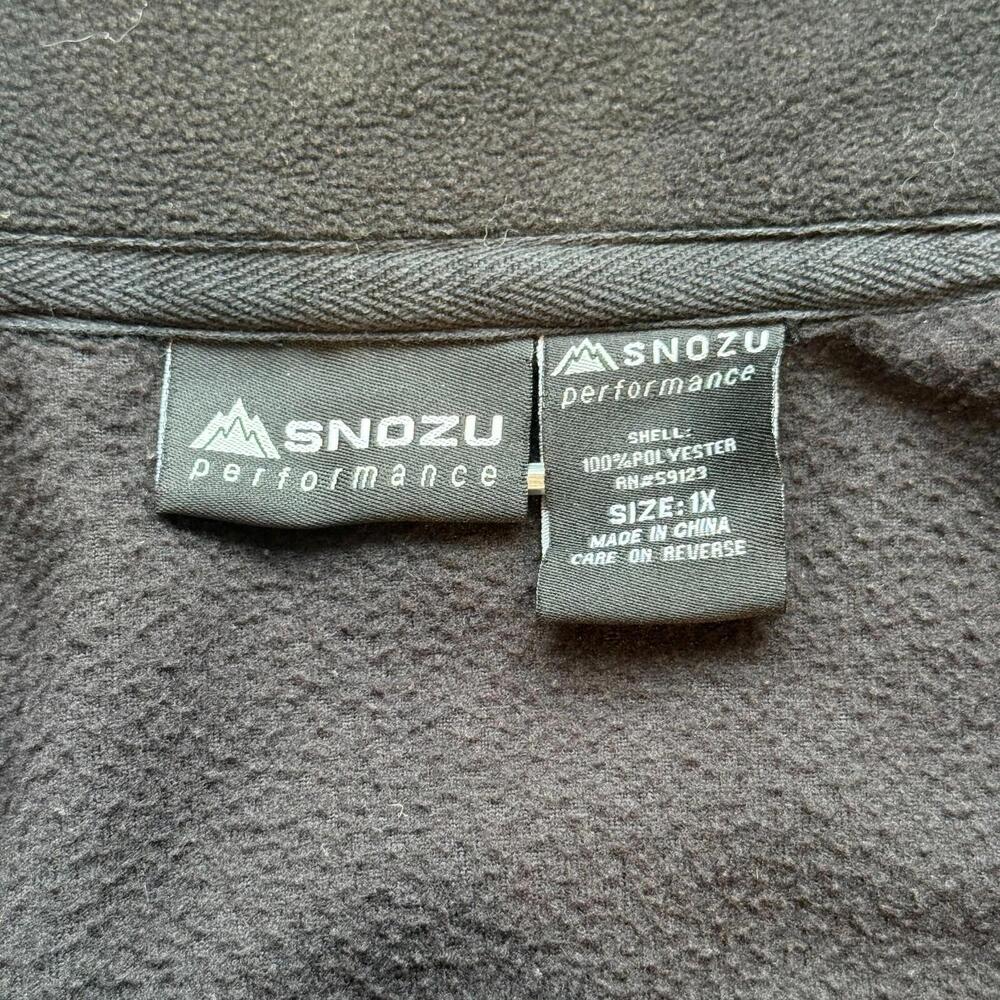 Snozu Performance Jacket Womens Size 1X Black Stretch O Rama Full Zip Mock Neck - Picture 5 of 9